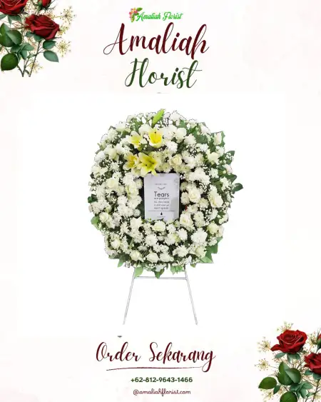 Krans Bunga Duka Cikaum Barat